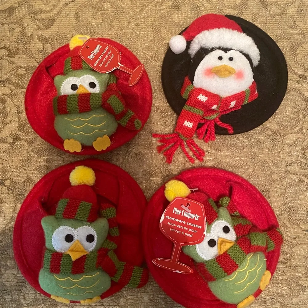 Pier 1 Imports Stemware Coaster set of 4